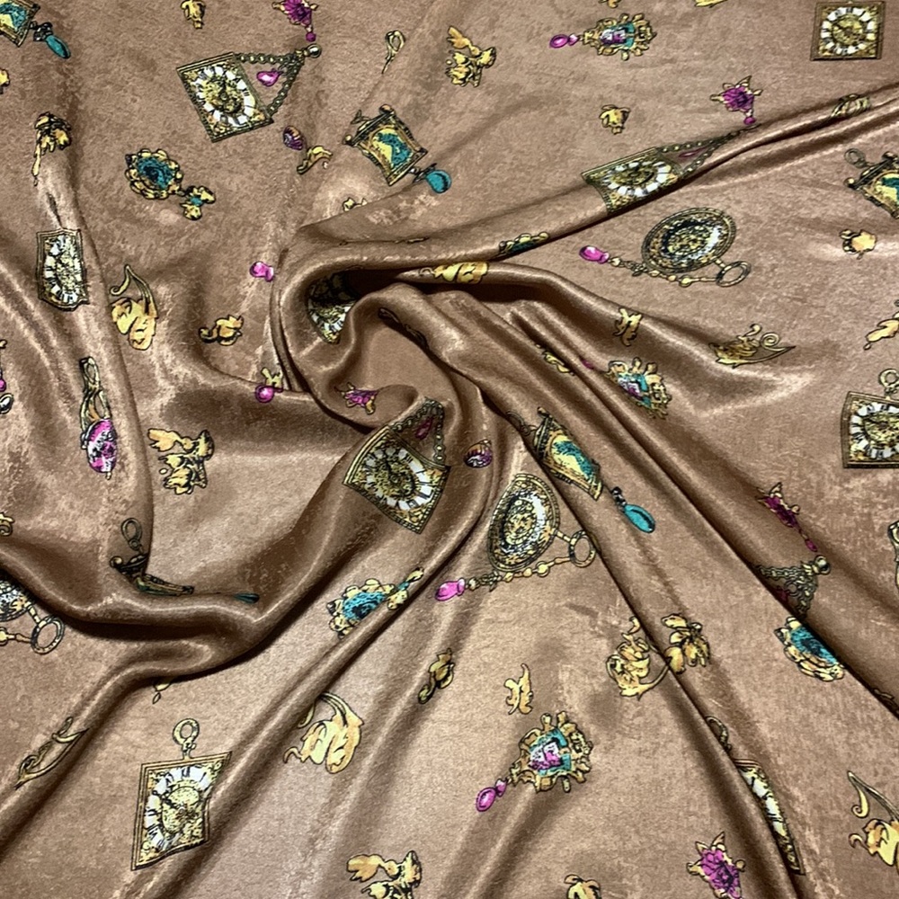 💗 MOSCHINO Larioseta Como Vintage Scarf 1990s